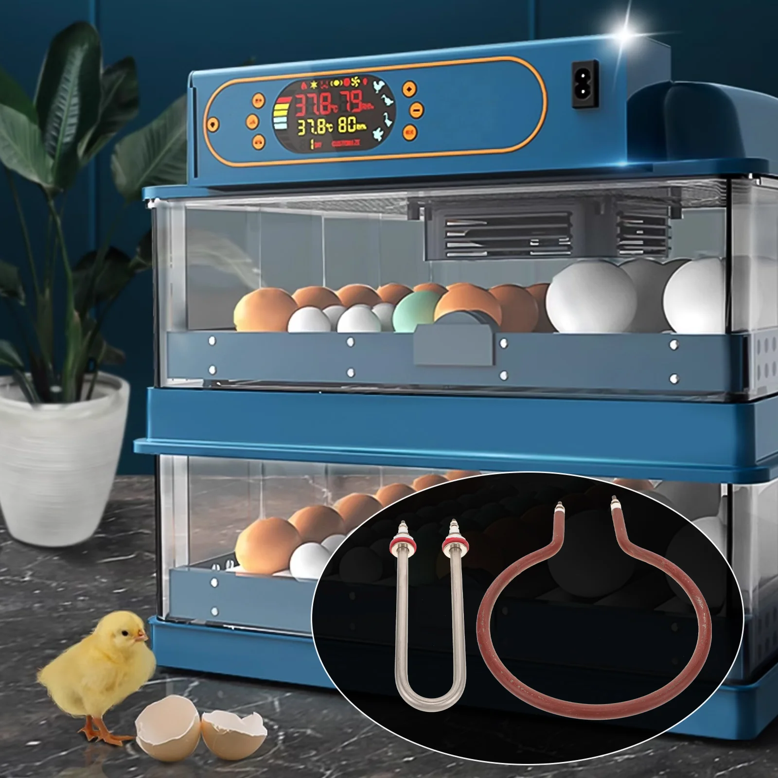

Humidification Pipe Heating Chick Incubator Heater for Chicken Eggs Accessories