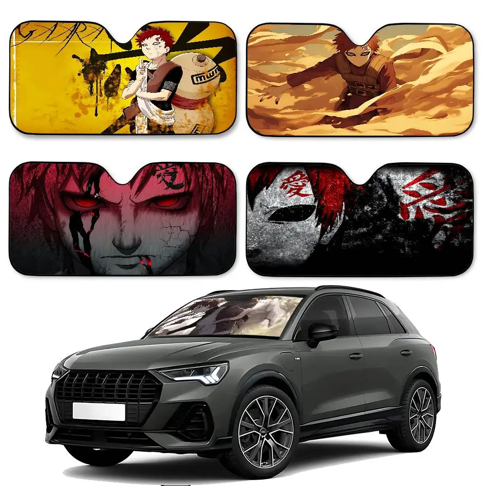 

Anmie A-Gaara-S Car Sunshade Curtains 130x70cm Car SunShade Windshield Cover UV Protection Auto Visor Accessories For Cars