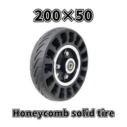 8 Inch 200x50 solid Tire Wheel Electric Scooter Wheel 200*50 no-Pneumatic Tire with Alloy Rim Wheel Accessories