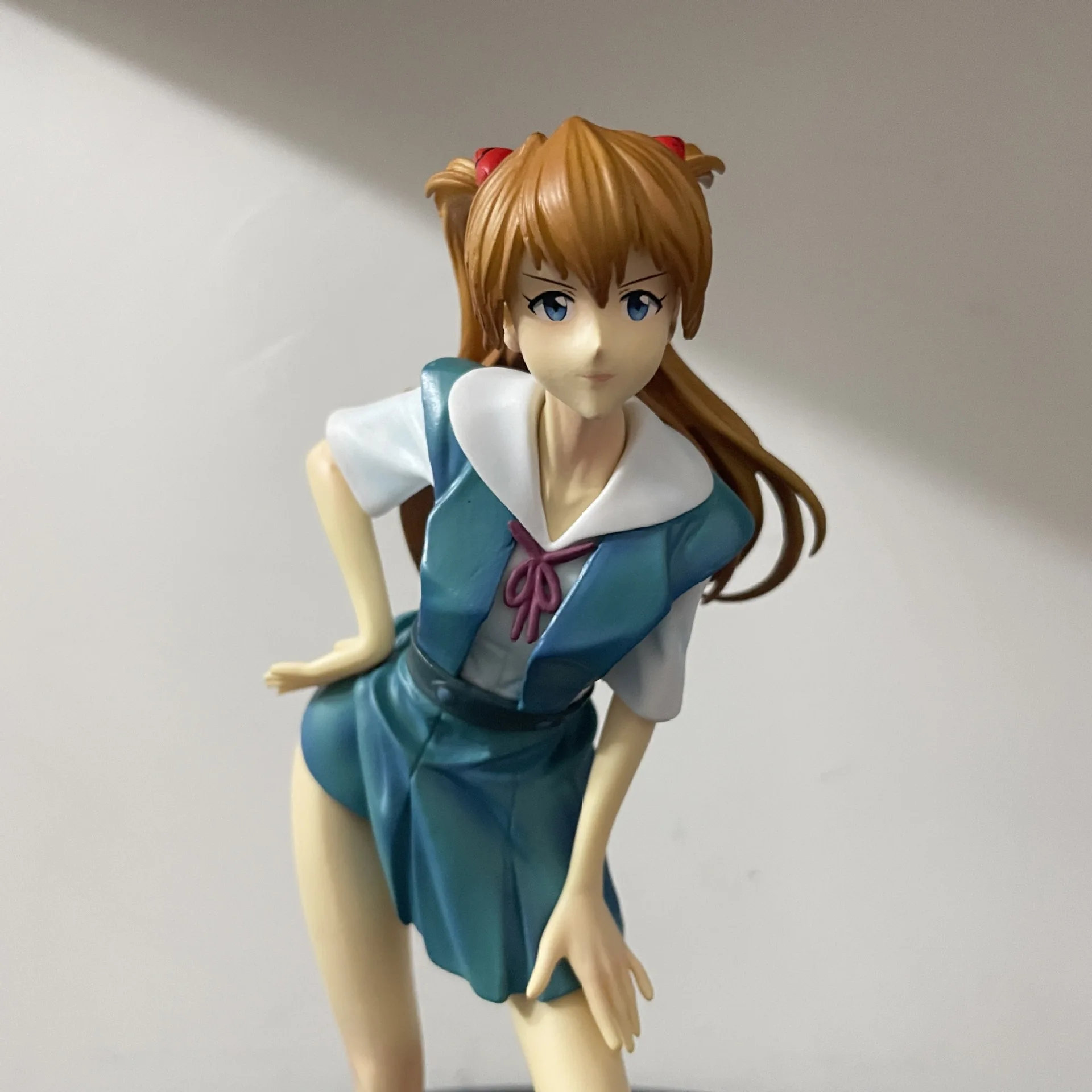 

Instock 20cm Beautiful Girl Series Gk-Style Langley School Uniform Asuka Model Figurine Boxed Collectible Figurine Men&Wome Gift