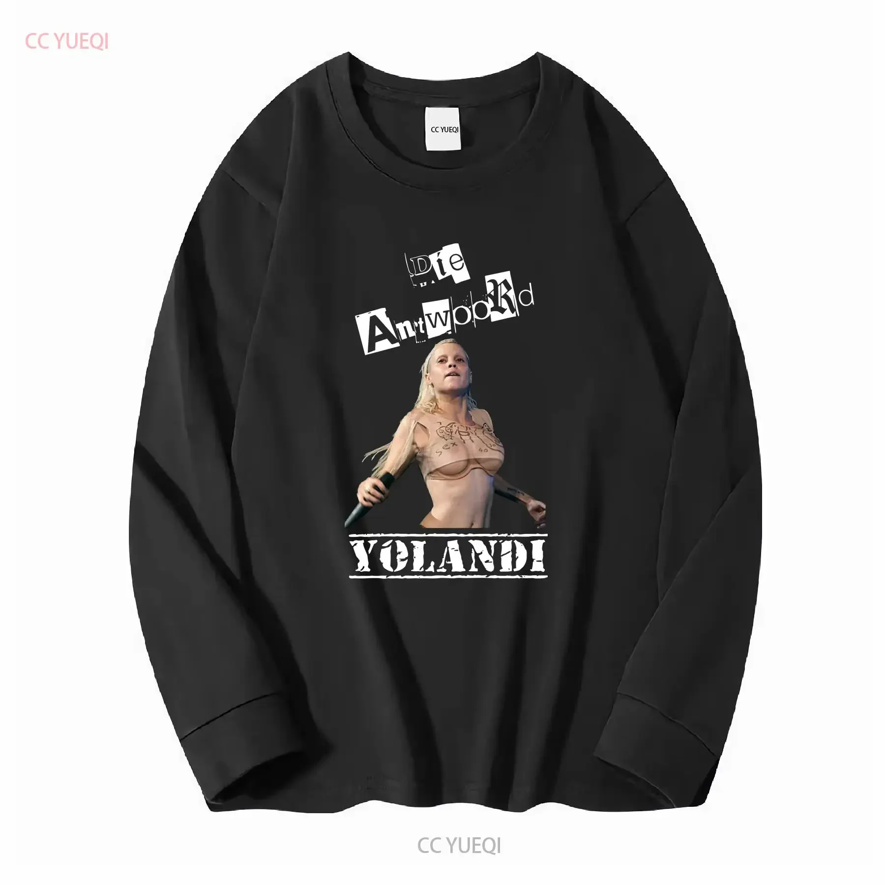 Die Antwoord band Yolandi Visser T Shirt Black Cotton Allsizes For Fans vintage Washed Breathable Versatile Unisex Stretched