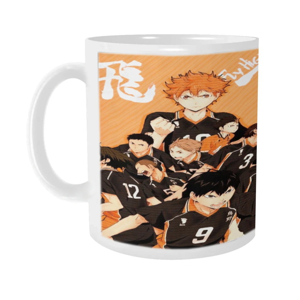 Haikyuu Ceramics Coffee Mug Cute Gamer Birthday Gift Back To School Mug