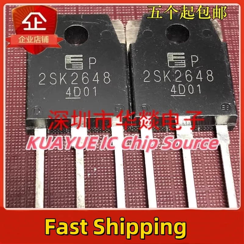 10PCS-30PCS   2SK2648   K2648  TO-3P  800V  9A   Fast Shipping Quality Guarantee