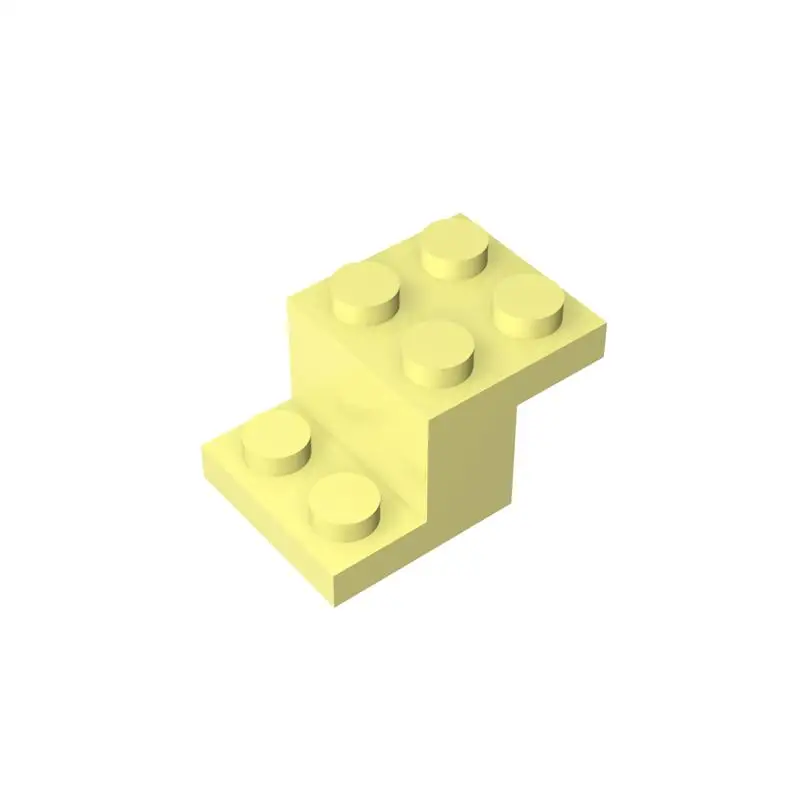 Gobricks 1 Pcs MOC Bracket 3x2x1 1/3 พร้อมขาด้านล่างใช้งานร่วมกับ 18671 ชุดชิ้นส่วนอาคารเด็กของเล่นเพื่อการศึกษา
