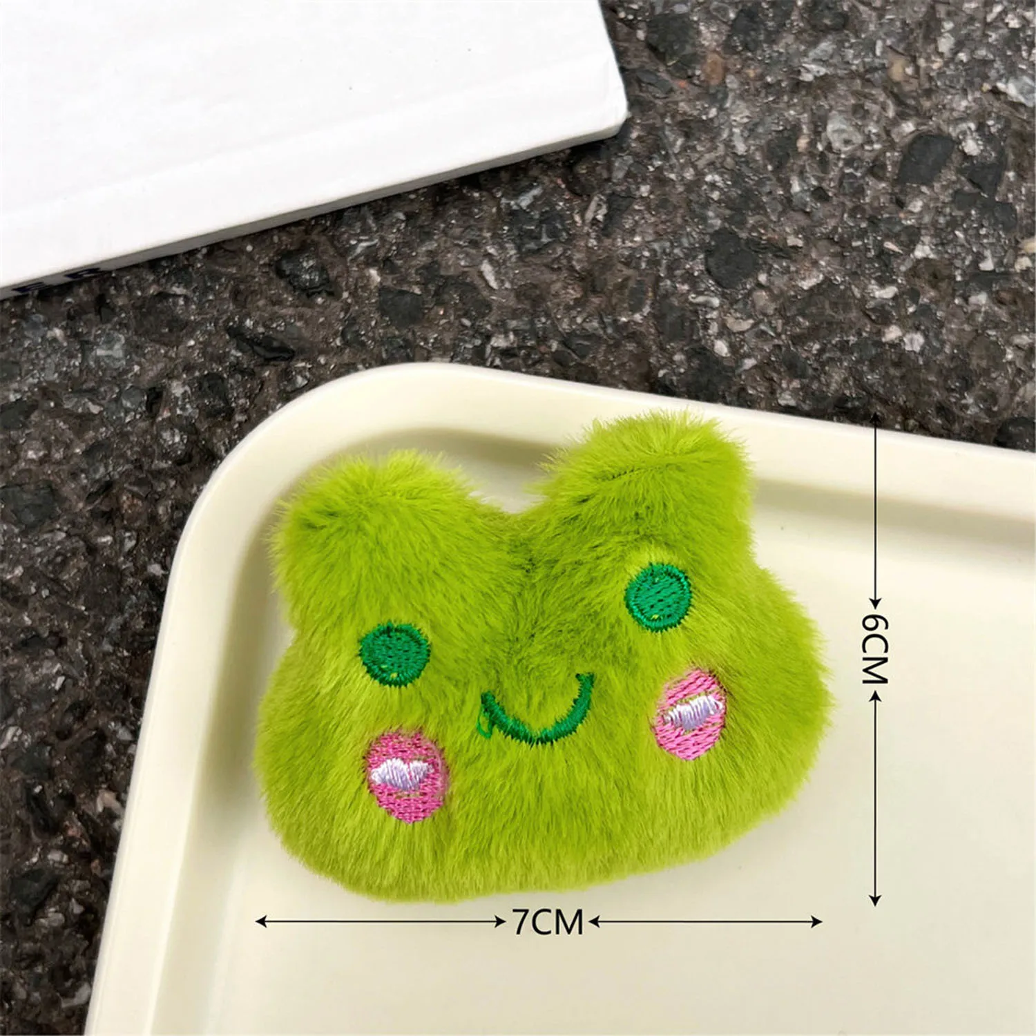 Cute Cartoon Plush Bear Frog Chicken Rabbit Panda Brooch For Girl Clothes Badge Pins Backpacks Pendant Decoration Accessories