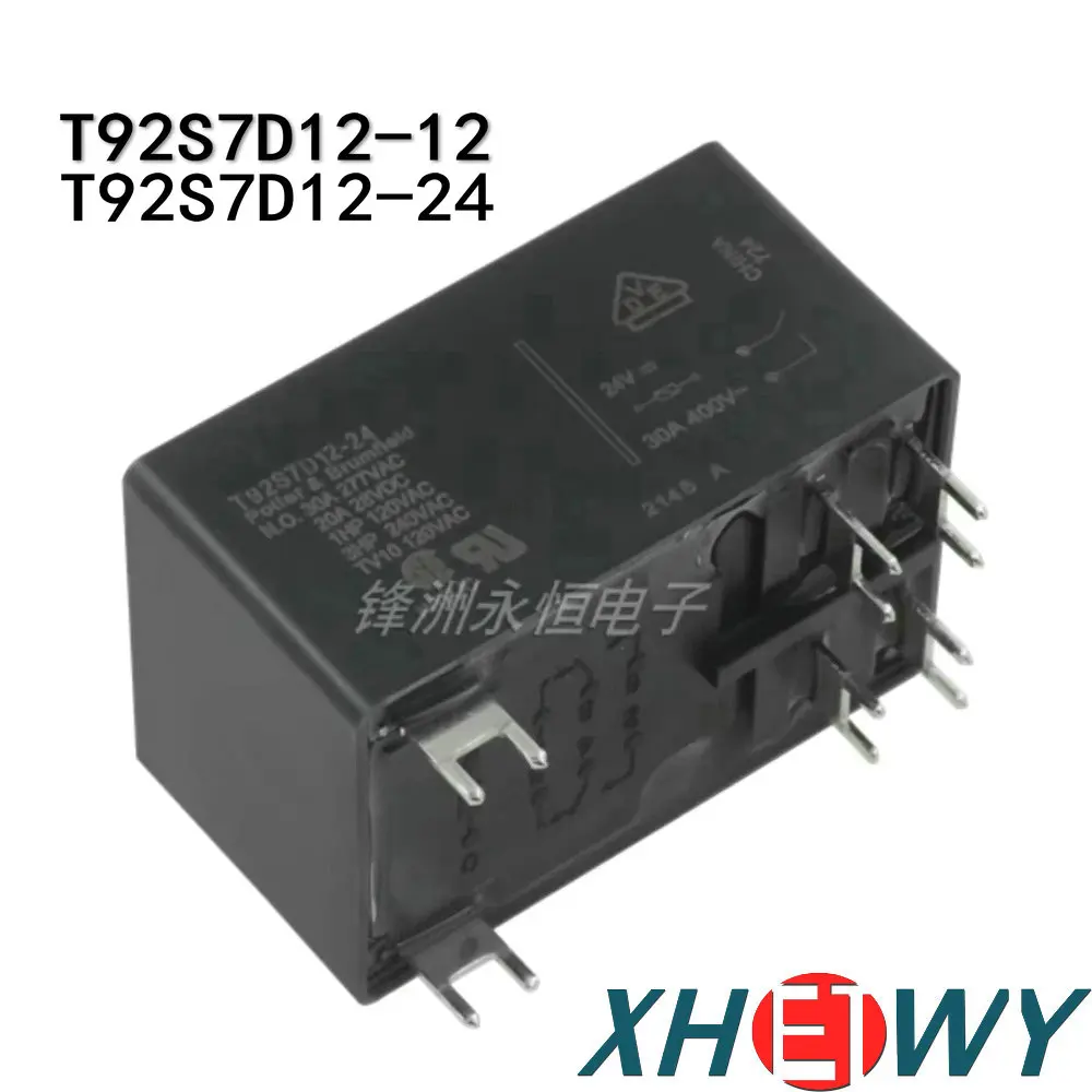Original T92S7D12 T92S7D12-12 T92S7D12-24 brand new relay 12V 24V 6-pin