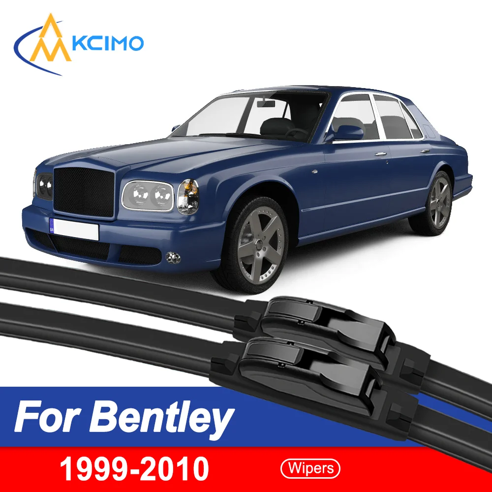 

All-Weather Front Windshield Wiper Blades For Bentley Arnage 1999–2010 Easy Installation Anti-Scratch Auto Replacement