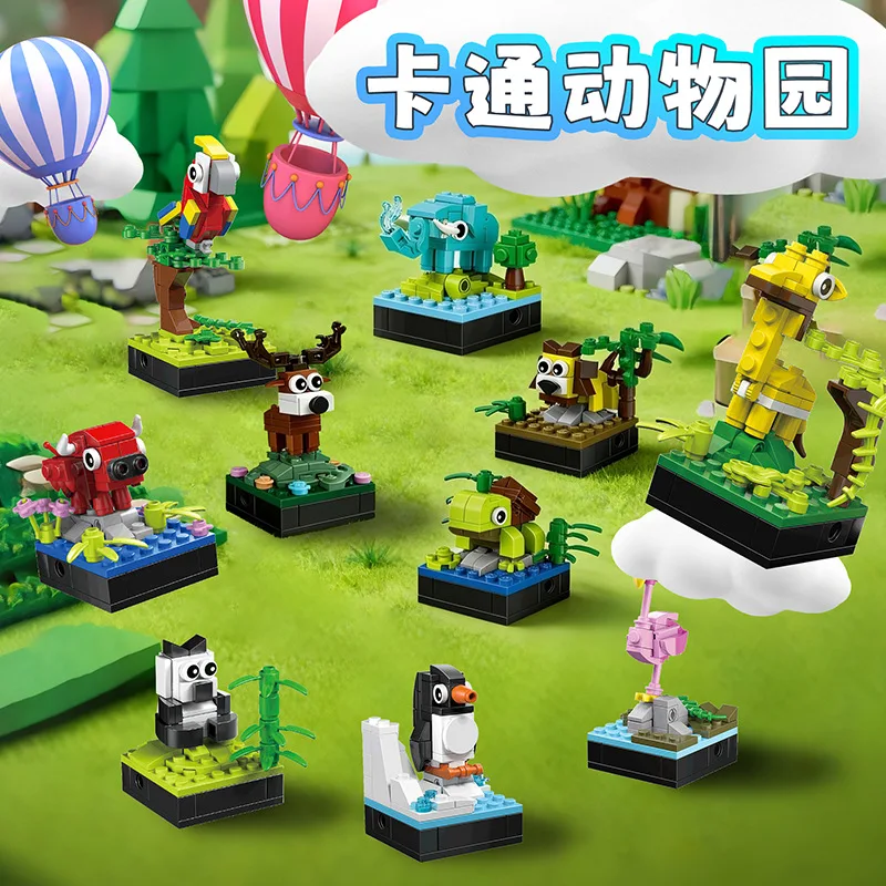 

Конструктор из мелких деталей с персонажами мультфильмов, развивающая игрушка для детей, настольное украшение, подарок для выставок и вечеринок