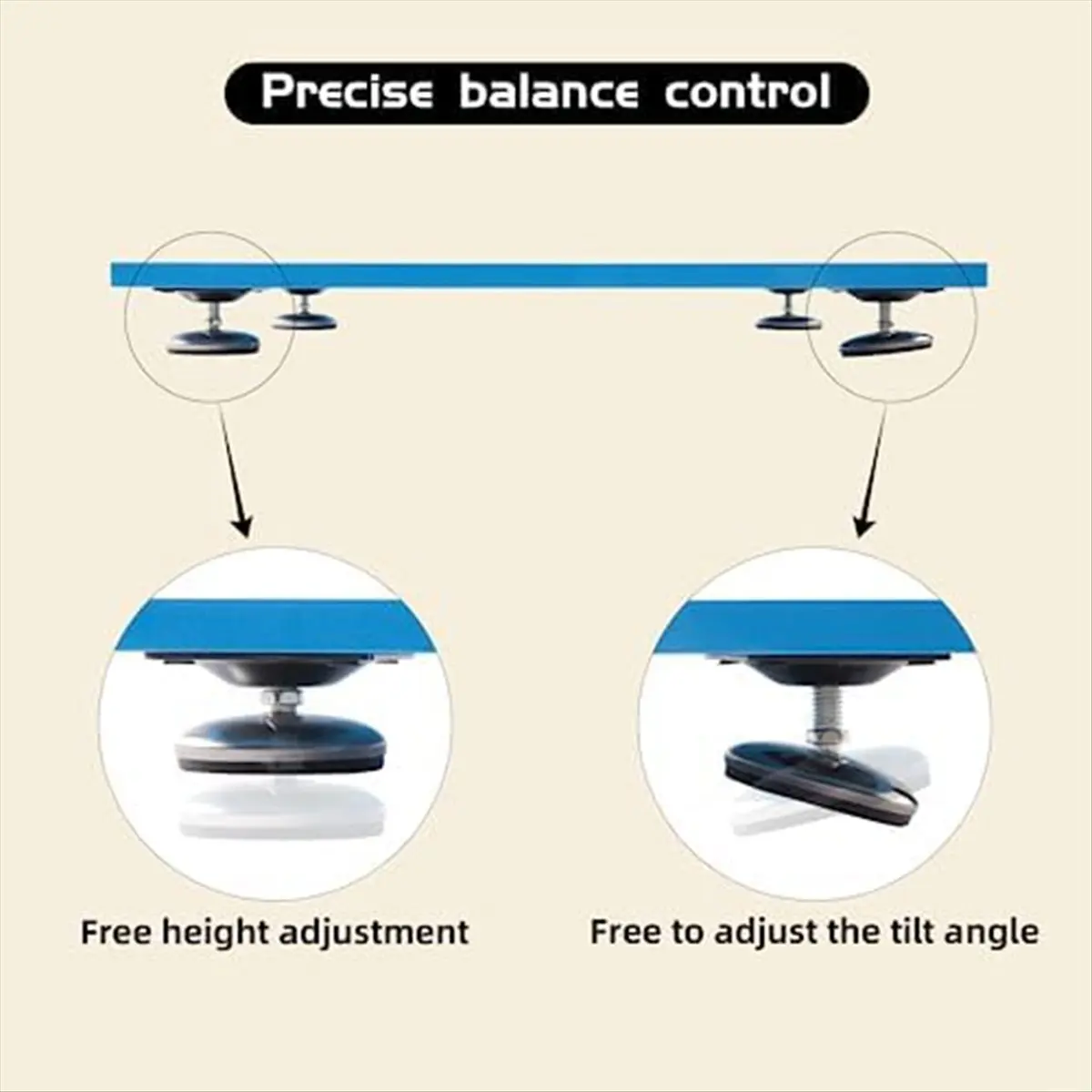 SSR Leveling Table for Resin Crafts - Leveling Board for Resin with Self Leveling Table Feet and Silicone Mats for Crafts