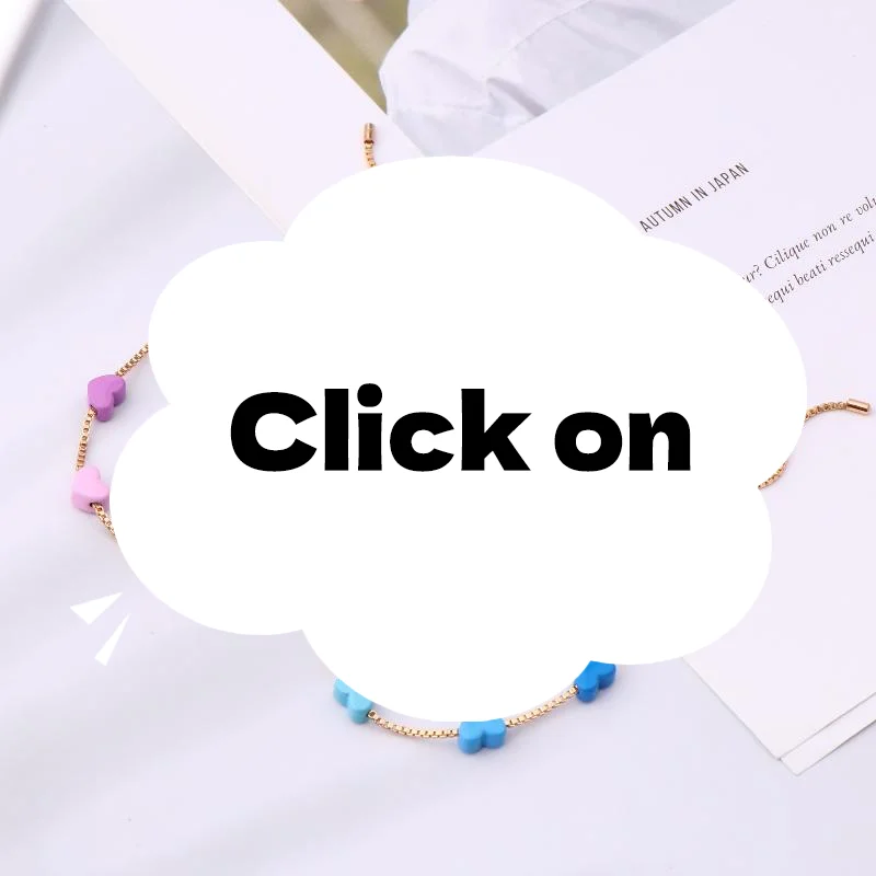 Bracelet dégradé de cœur coloré pour enfants, chaîne de poignet à la mode pour filles, accessoires de bijoux de fête, nouveau cadeau 2025