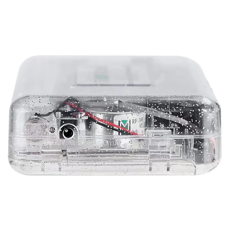 مشغل AD41-Cassette كاسيت شفاف كامل إلى مشغل شريط تنسيق MP3 التوصيل والتشغيل مشغل الصوت الرقمي لـ