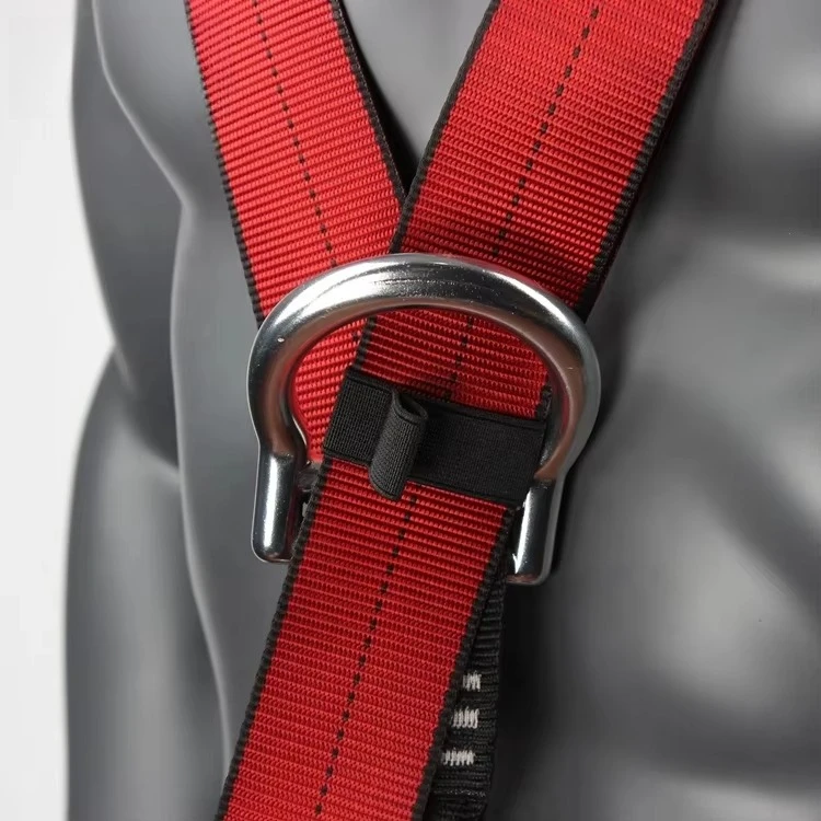 7 Point Full Body Safety Harness, Stainless Steel D-Rings, 150kg Capacity, Firefighting and Climbing Gear