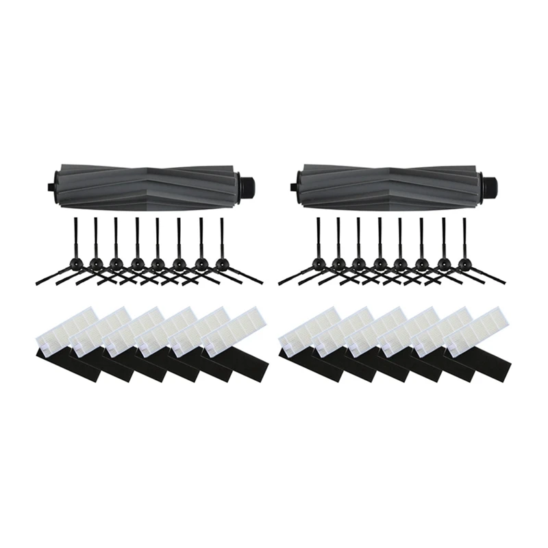 

6 Set Roller Side Brush Filter Replacement Kit For Osoji 950 Sweeping Robotic Vacuum Cleaner Accessories