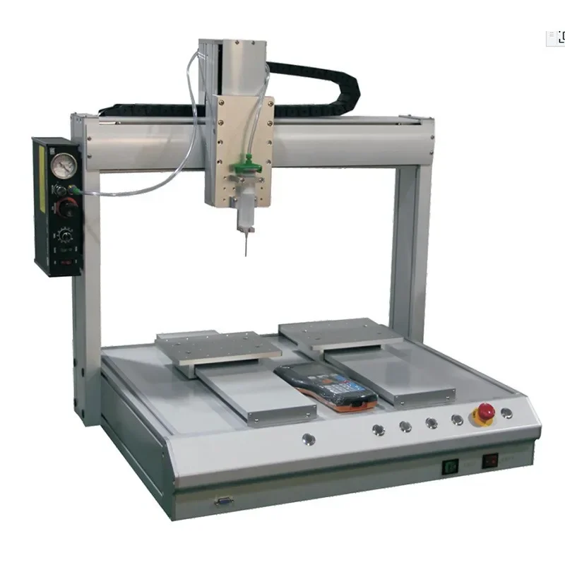 Desktop Automatic Hot Melt Glue Dispensing Machine For Electronic Industry