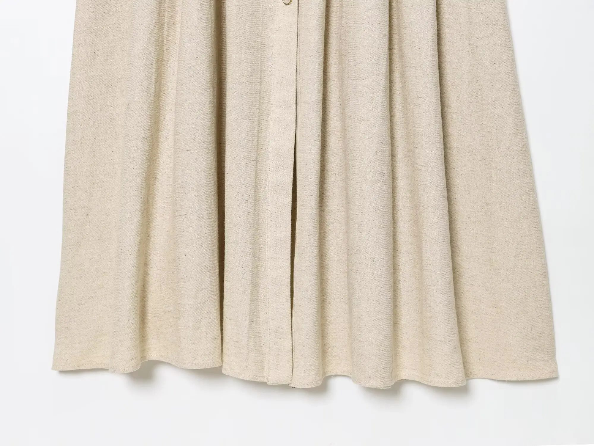 Jenny & Dave vestido perezoso de algodón y lino de estilo francés con cinturón minimalista para ir al trabajo ocio vestido Midi sin mangas vestido sin mangas Wo