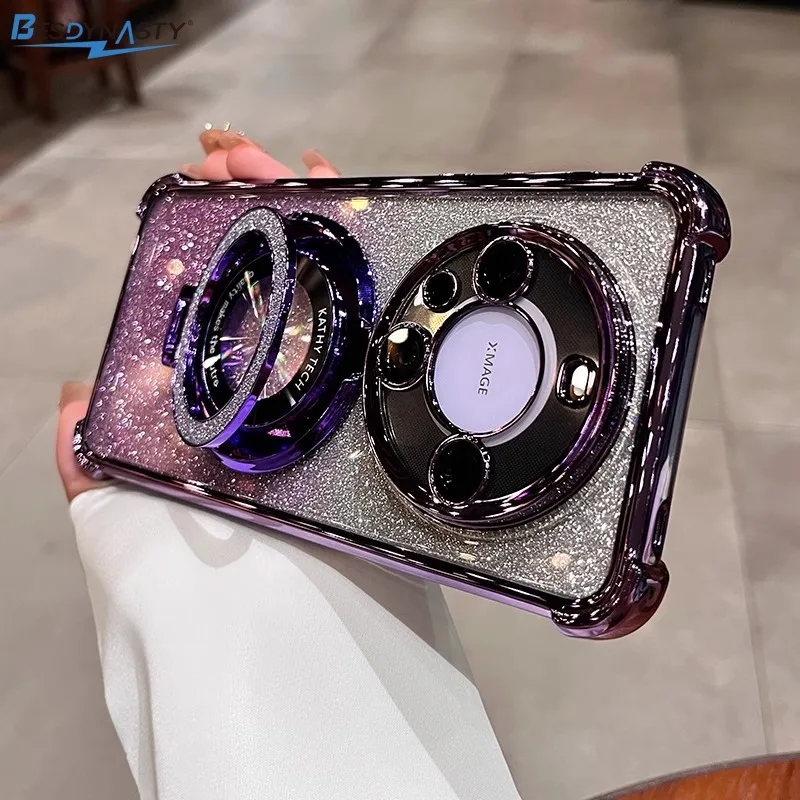 Image of Stoßfeste Beschichtung für magnetische Halterung für Magsafe-Hülle für Honor Magic 8Lite 7 6 Lite 5 8 Pro für Honor 600 Pro 400 Lite Cover