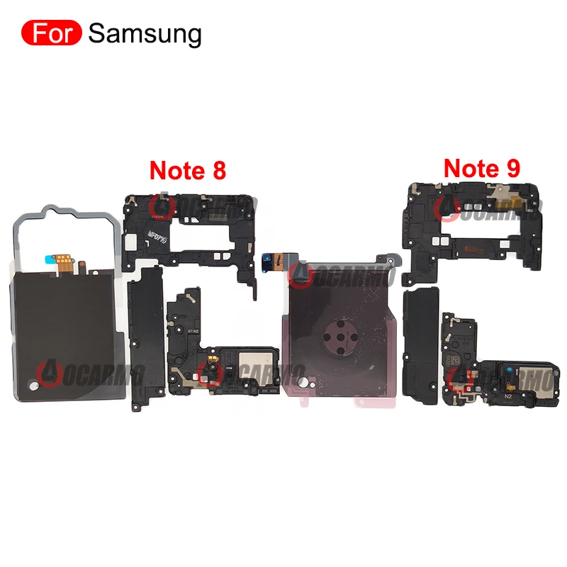 1Set For Samsung Galaxy Note 8 Note9 NFC Wireless Charging Coil And Loudspeaker Signal Antenna Motherboard Cover Replacement