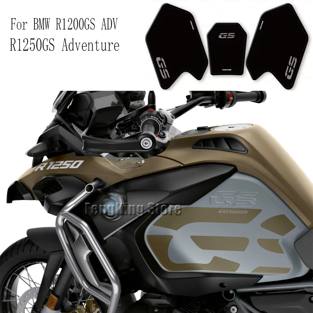 

Motorcycle Tank Traction Pad Anti Slip Sticker Gas Knee Grip Protector For BMW R1200GS ADV R1250GS Adventure
