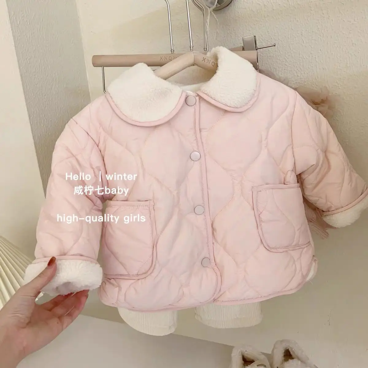 Kids Girl Winter Coats New Children Outerwear Warm Fleece Jacket Baby Girls Jackets for Autumn Spring Children Clothing