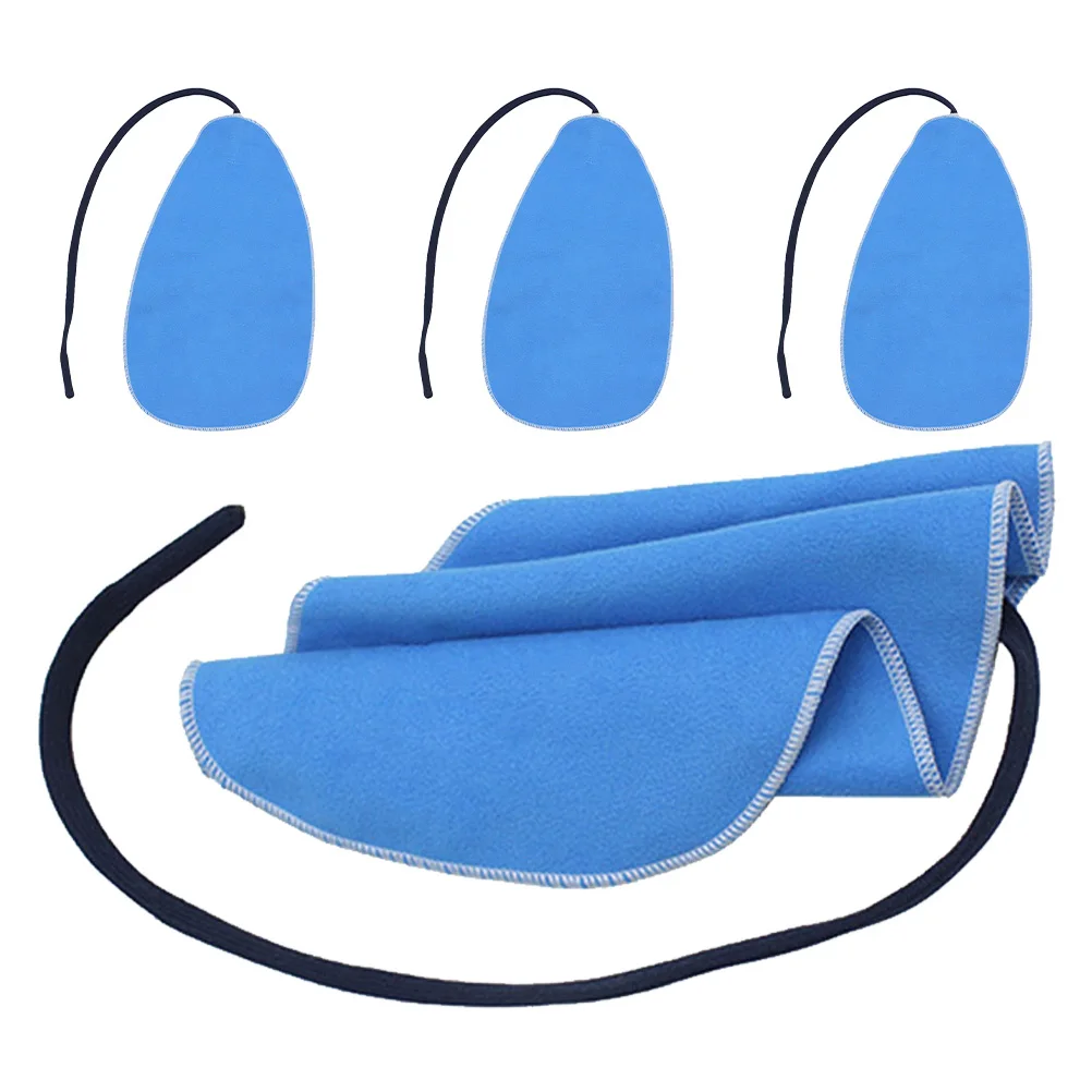 

4 Pcs Musical Instrument Cleaning Cloth Clarinet Maintenance Tools Instruments Cleaner Faux Suede Flute Polishing and Care