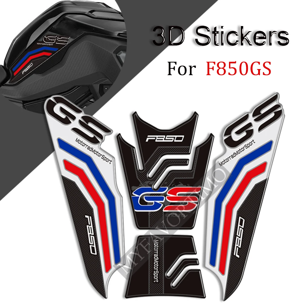 

For BMW F850GS F850 F 850 GS Motorcycle Tank Pad Stickers Decals Protector Grips Gas Fuel Oil Kit Knee Trunk Luggage