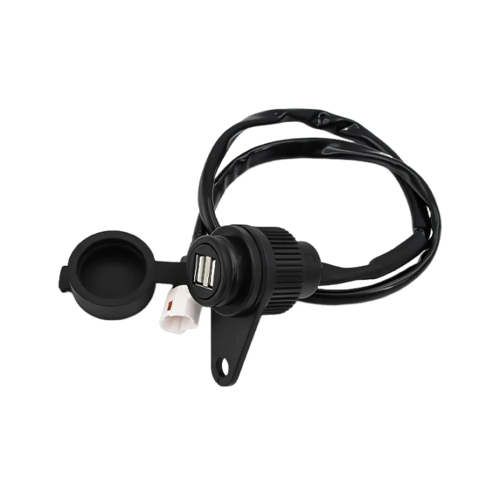 ABS دراجة نارية المزدوج شاحن USB التوصيل محول مأخذ التوصيل صالح ل MT07 MT-09 SP XSR900 الراسم 900