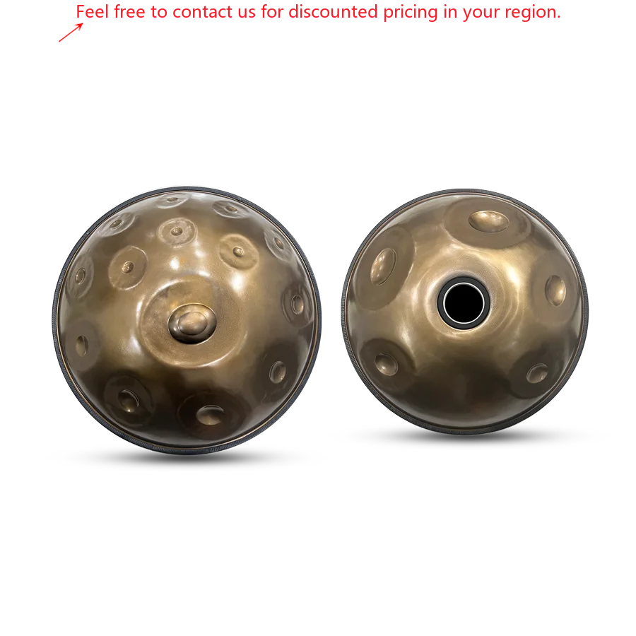 

All Handmade Master Series 19(14+5) Notes E Amara 440ha With Handpan Bag