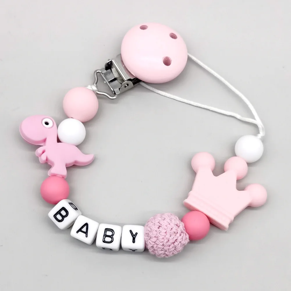 Silikonowy klips do smoczka dla niemowląt z motywem kwiatowym, bez BPA, gryzak, zawieszka do smoczka dla noworodków, klipsy do smoczków, zawieszka uspokajająca dla niemowląt