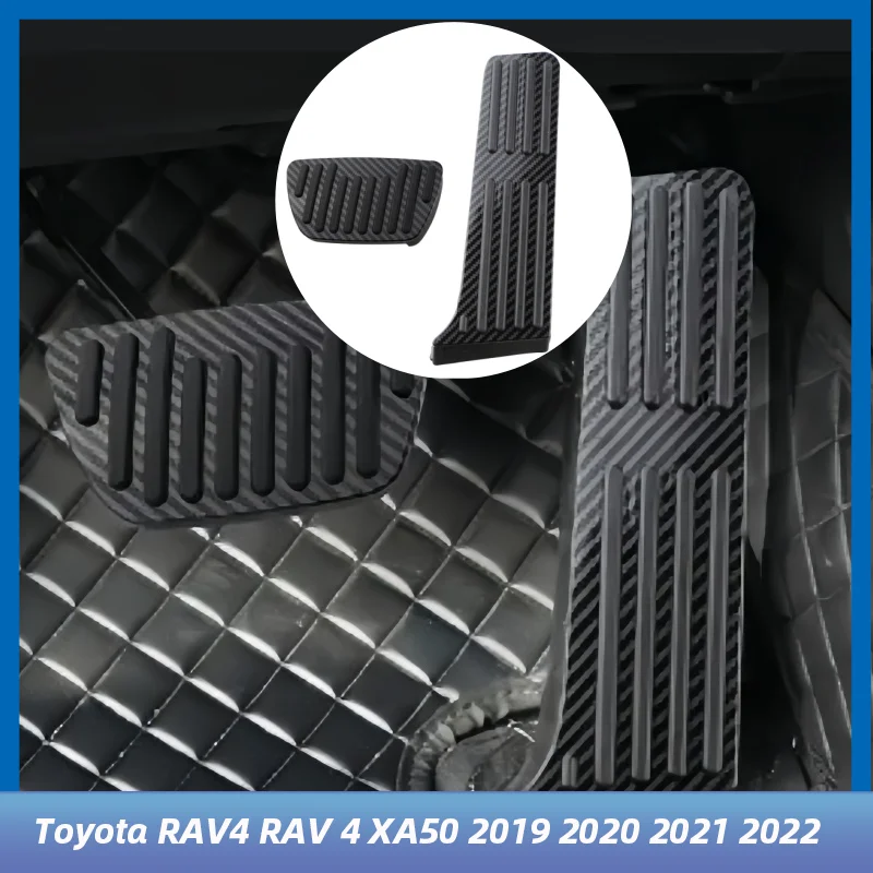 

Car Accelerator Footrest Pedal Brake Clutch Pad Cover For Toyota RAV4 RAV 4 XA50 2019 2020 2021 2022 Car Pedal Cover Accessories