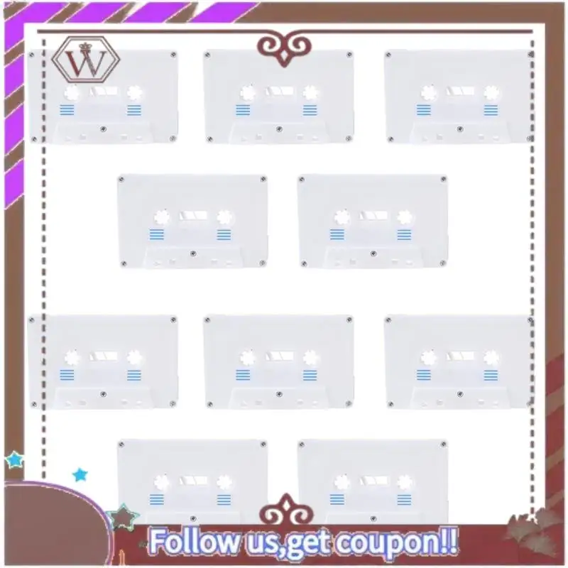 

ABBG-10 шт., очиститель головки аудиокассеты и размагничиватель, аудиокассета, плеер, очиститель влажной/сухой головки, аксессуары для дома