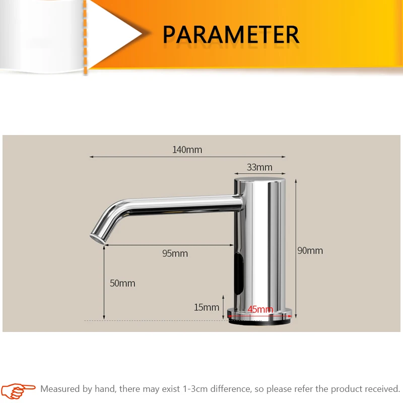 Infrared Motion Sensor Soap Dispenser Bathroom Touchless Smart Automatic Foam Liquid Lotion Bottle Dispensers Deck Mount WC Taps