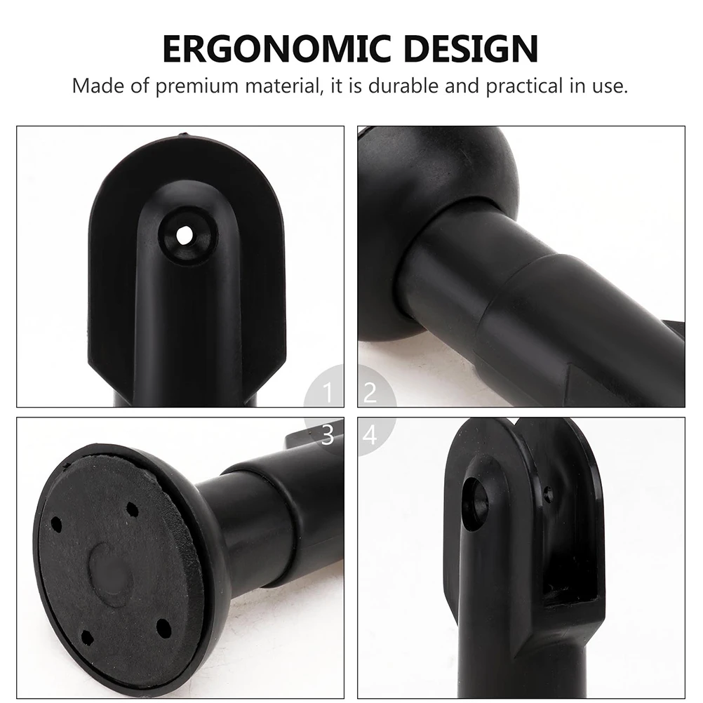 2pcs Partition Support Feet Plastic Adjustable Height Bathroom Toilet Bracket Hardware Fittings Corrosion Resistant Easy