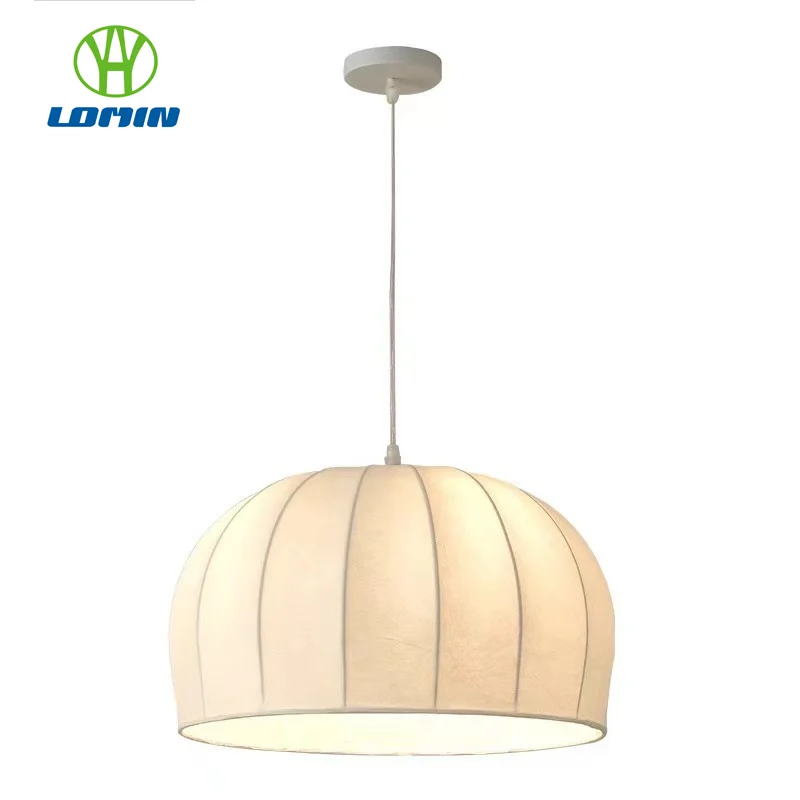 

Lomin Wabi-sabi Style Creative Silk Dining Room Chandelier Japanese Retro Bedroom Study Bar Island Chandelier