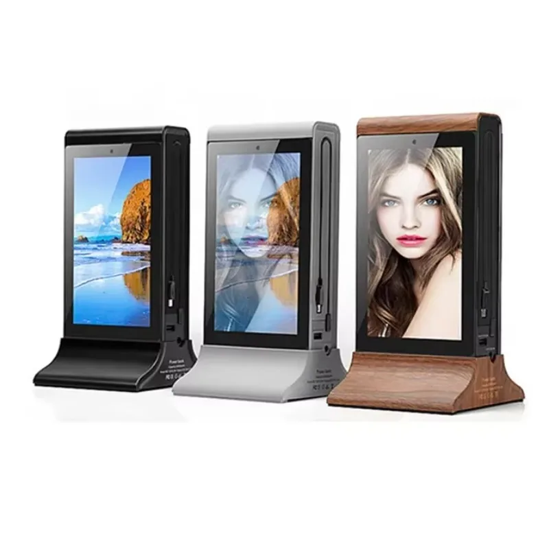 جديد في المخزون جديد FYD-835G مبتكرة الجدول المتكلم مطعم بار 23200mah الإعلان القائمة قوة البنك حامل الجدول العرض العلوي