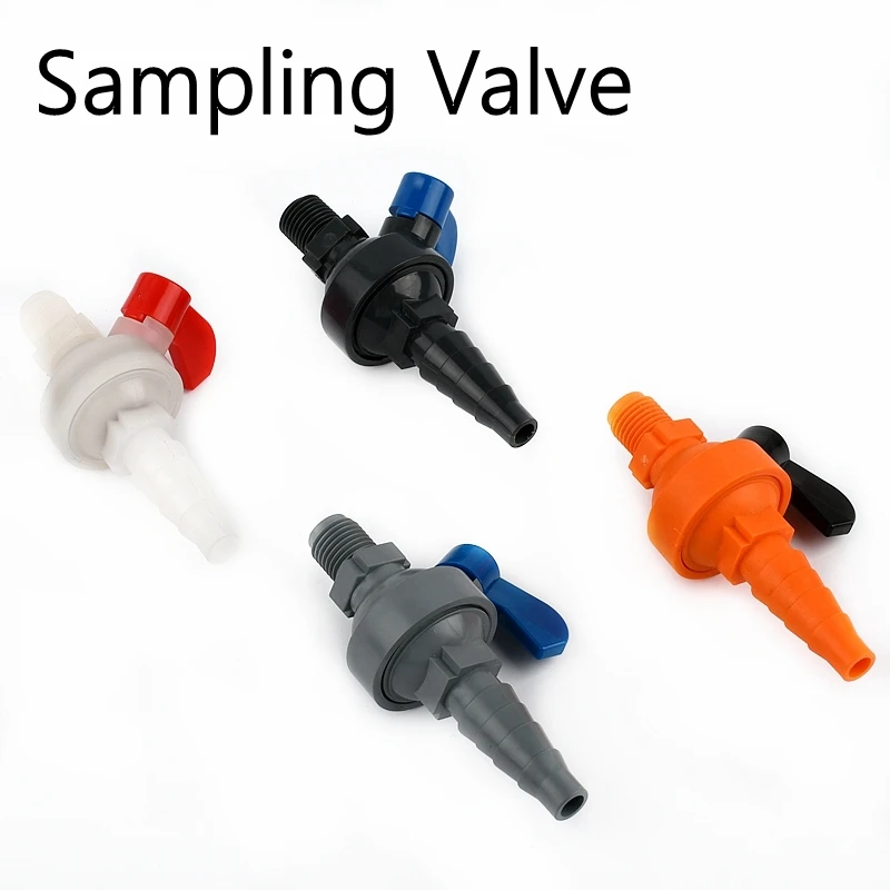 PVDF Pagoda Sampling Valve, UPVC Quick Connector, Aquarium Joint CPVC Hose, Quick Treatment, Laboratory Accessories, G1/4 