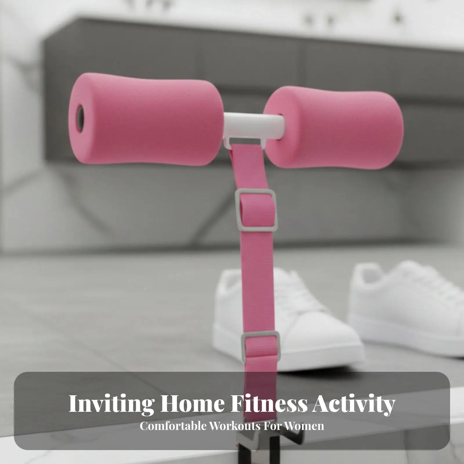 Women's Bedside Sit-Up Assistant, Suction Foot Fixer, Home Abdominal Fitness