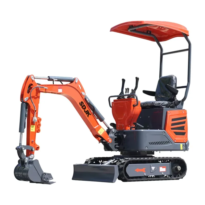 Mini Excavator 1 Ton 1.2 Ton Multifunctional New Crawler Digger with Pump for Farm Use Chinese Excavator Machine Customization