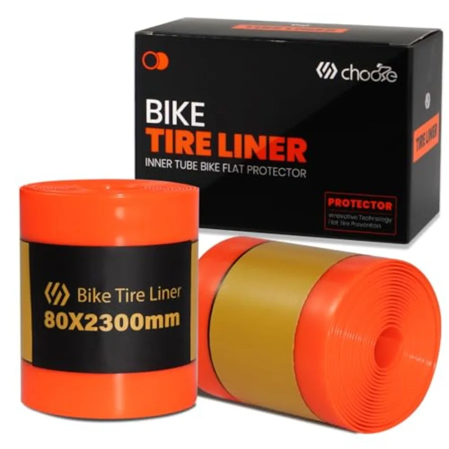

Bike Tire Liners, Bicycle Tire Liner Tube Flat Protector-Self Adhesive, Mountain/Road Bike Puncture Proof Tire Liner Inner Comp