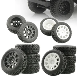 4Pcs 75mm Upgrade Wheels Off Road Buggy Tires Wheel for Wltoys 144001 124018 124019 MN99S MN90 MN86 HSP HPI 1:10 1:14 1:16 Car