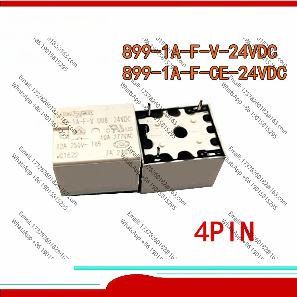 

10PCS/lot 100%Original New Relay 899-1A-F-V 24VDC 899-1A-F-CE 899 1A F V 24V 899 1A F CE 899-1A-F-V-24VDC 4PIN