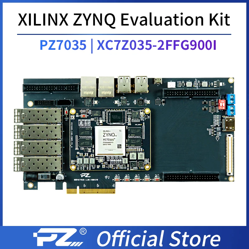 Placa industrial do desenvolvimento do grau FPGA, Puzhi 7035, Xilinx Zynq-7000 SoC XC7Z035 900I Xilinx Zynq-7000 7Z035