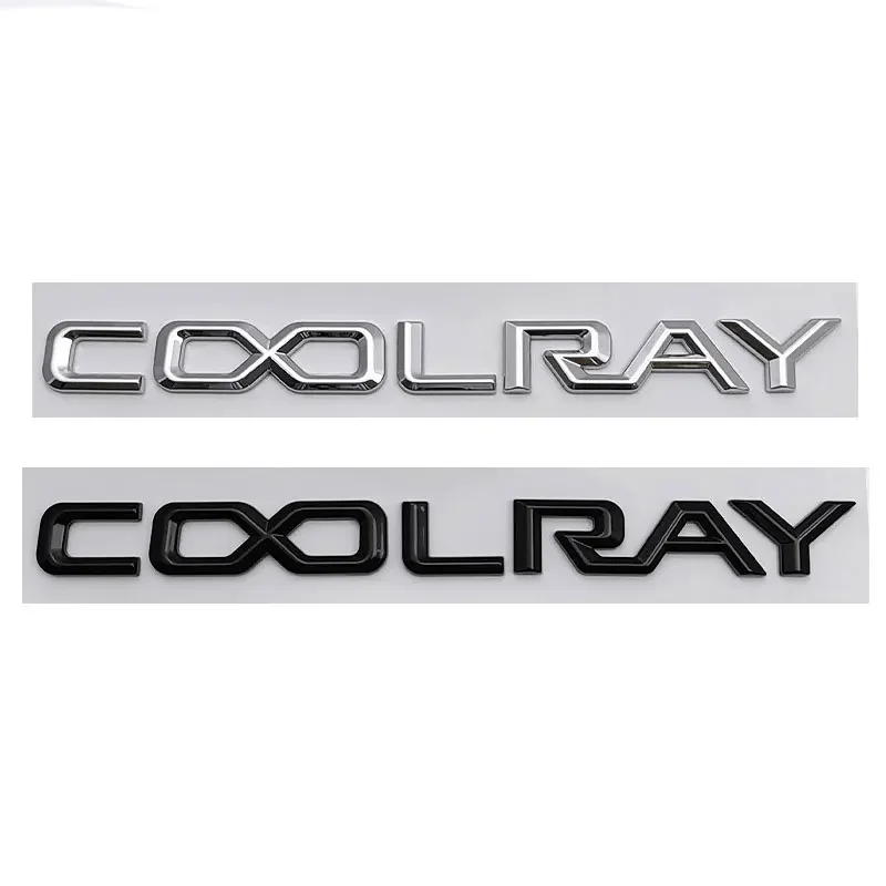 Voor Geely coolray omgebouwde autostickers ABS zwart gepersonaliseerde letter logo achterkofferbaklabel kofferbakstaartstickers zijdeuronderdelen