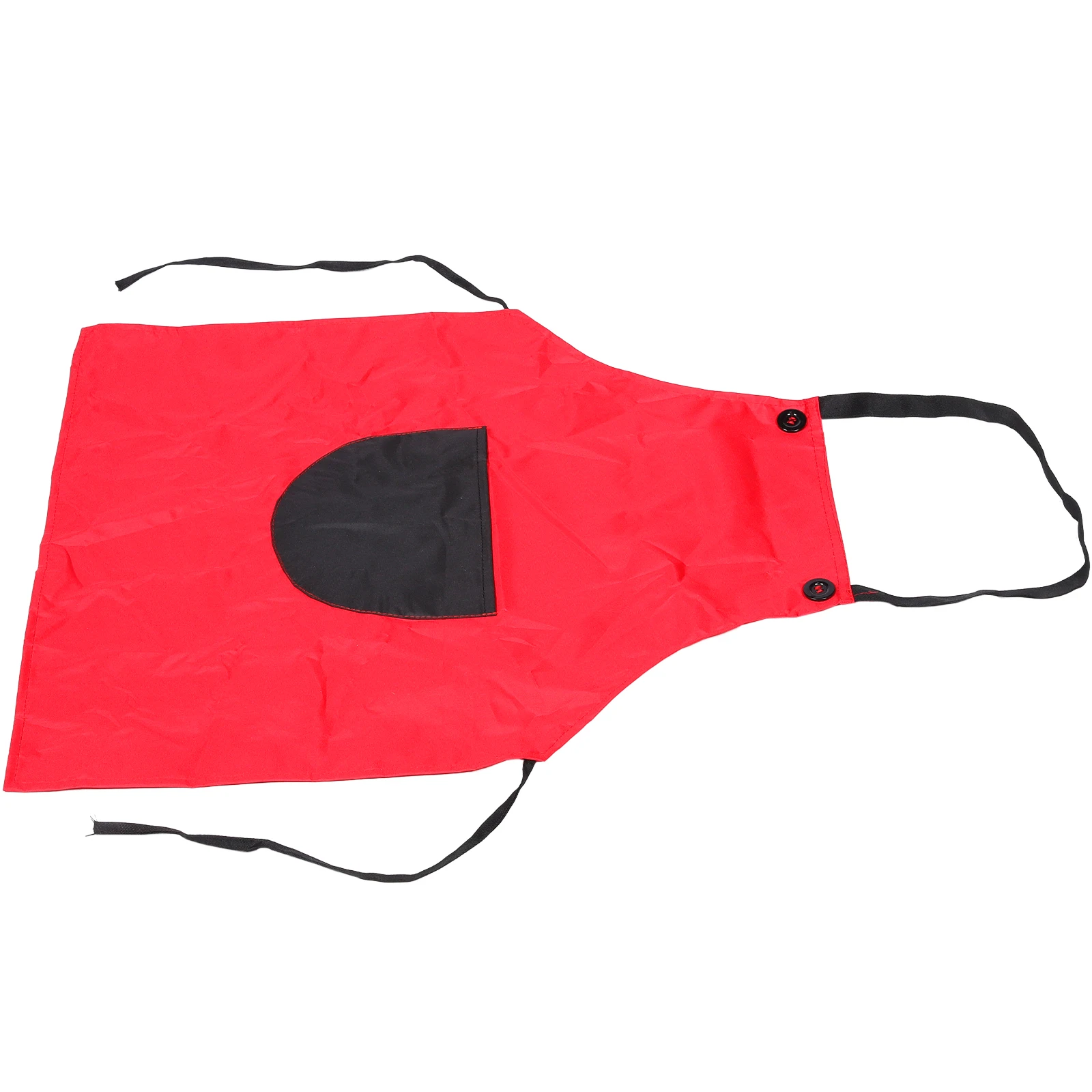 

1pc Waterproof 's Art Painting Aprons Overalls Dinner Clothes for (L 8-12 Years Old Red)