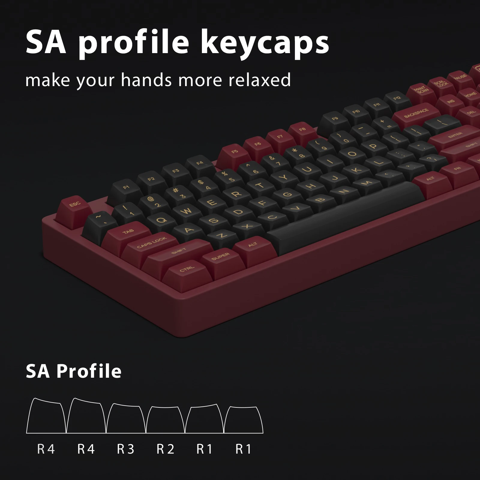 KBDiy-Capuchons de clavier double injection, profil SA, noir et rouge, ensemble PBT, ISO pour clavier mécanique, personnalisés, 142, HTML, 61, 87/64