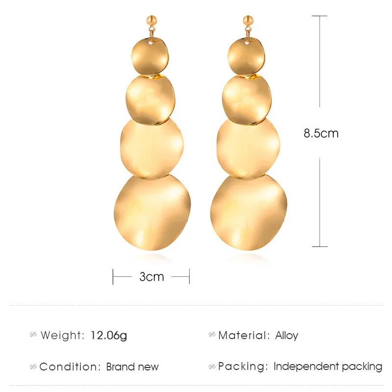 Light luxury style exquisite earrings pendant girl party jewelry stud earrings gift