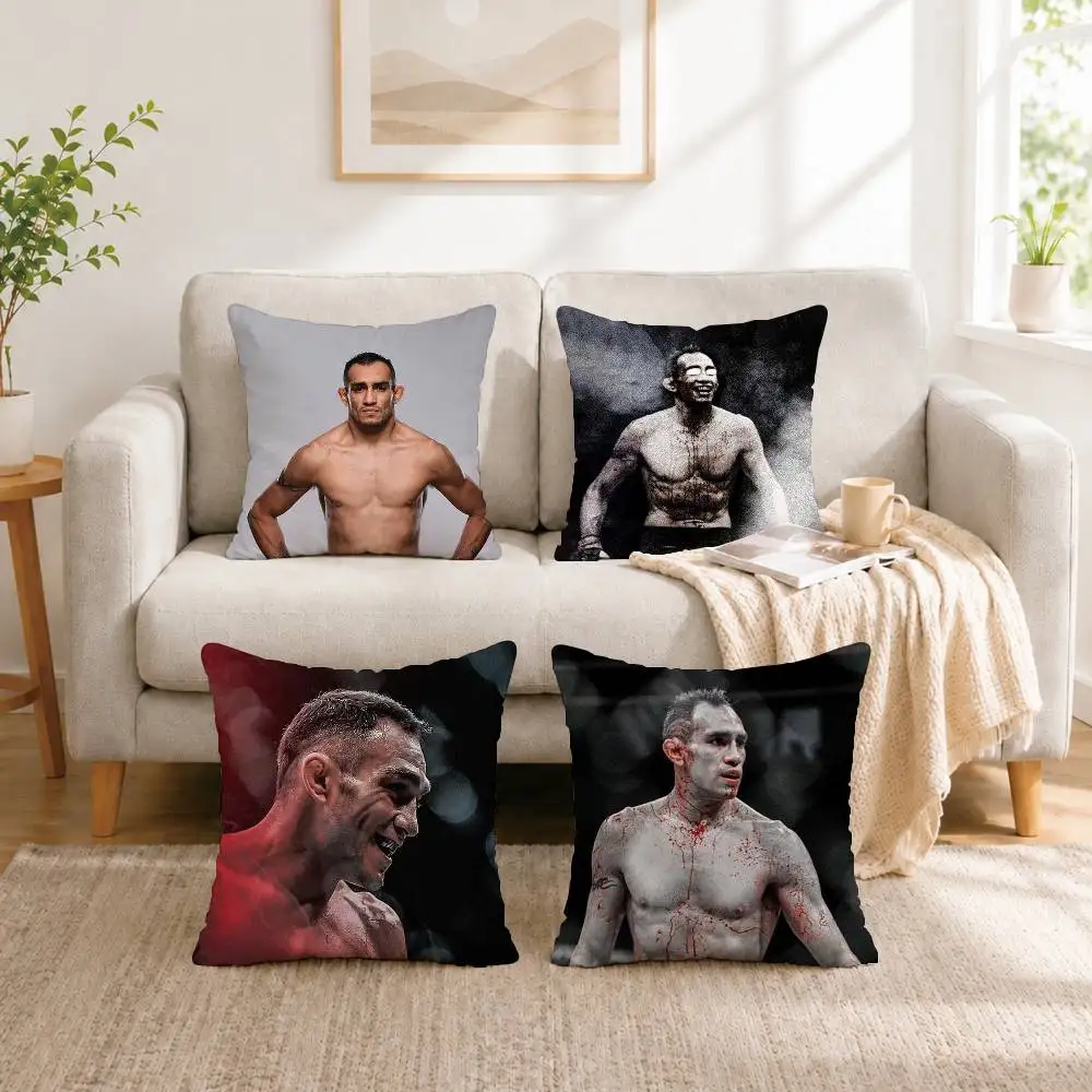 Boxer Tony Ferguson El Cucuy Square Double-Sided printed Pillow Case Bedroom Bedside Pillow Sofa Cushion Cover Gift