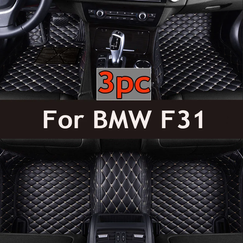 

Artificial Leather Custom Car Floor Mats for BMW F31 Touring 3 Series 2011-2019 Year Interior Details Car Accessories Carpet