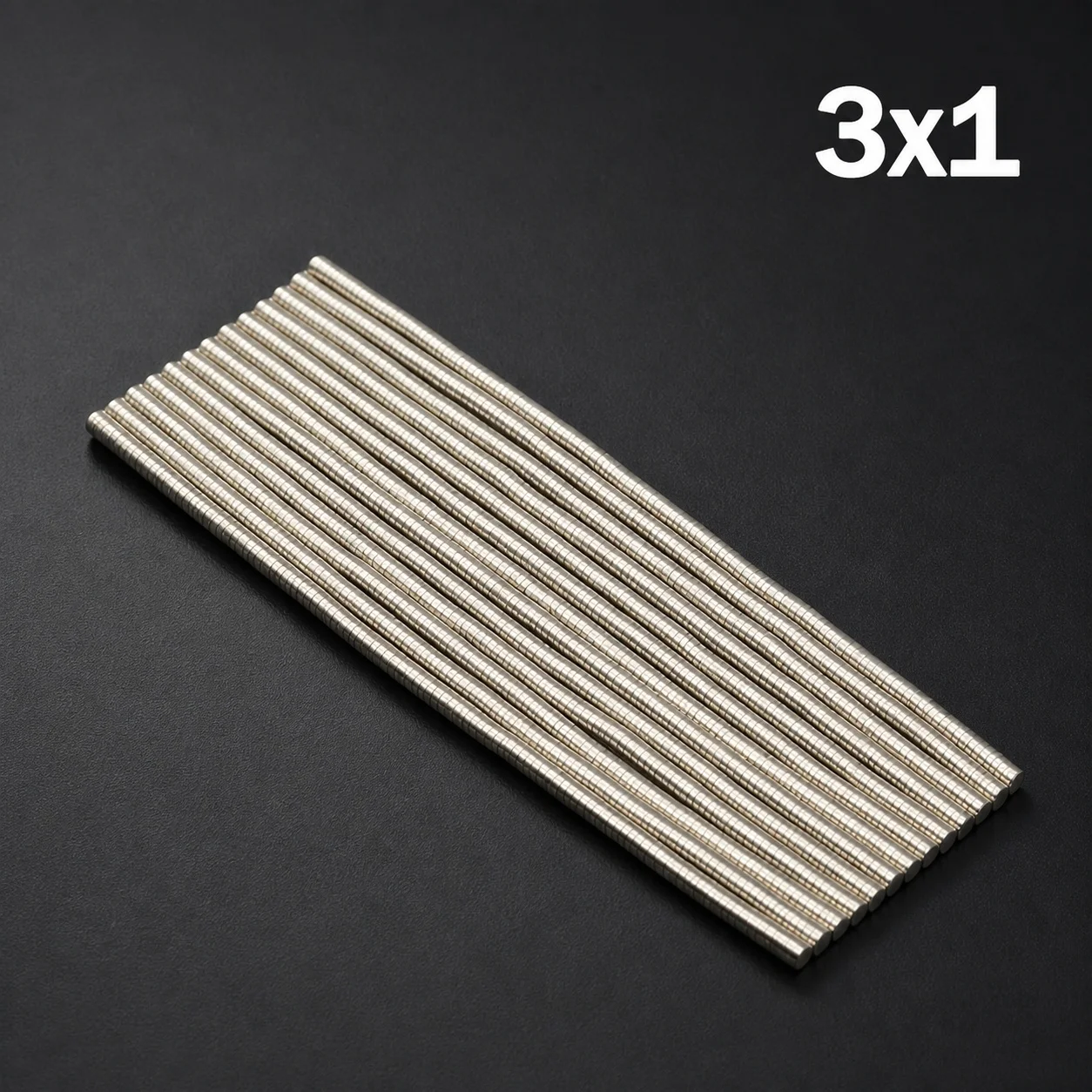 High Purity Magnetic Raw Material Neodymium Magnet Mini Disc 3x1mm Long Lasting Magnetism Rust Resistant for Office Organizer