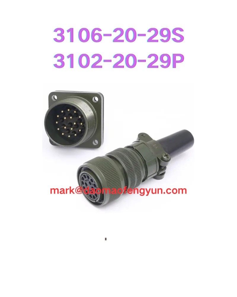 

3106-20-29S 3102-20-29P New waterproof aviation plug socket 17 core 3106-20-29S 3102-20-29P