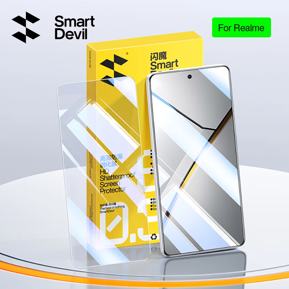 SmartDevil tempered film For Realme neo7 HD full screen film anti-blue light protection non-porous cover explosion-proof